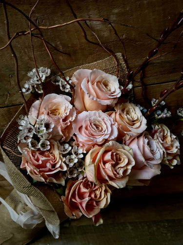 Blush Bouquet - Pick Up Thursday, Feb 13 at Kinderhook Books Choose 12 or Even Bigger Bouquet