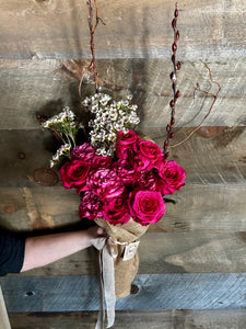 Sweet On You - Pick Up, Thursday, Feb 13 at Kinderhook Books - Choose 12 roses or an Even Bigger Bouquet