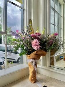 The Lush Bouquet, An Extra-Large Mix of Seasonal Flowers and Foliage- PICK UP or Delivery available within a half hour of our farm in Stuyvesant, NY